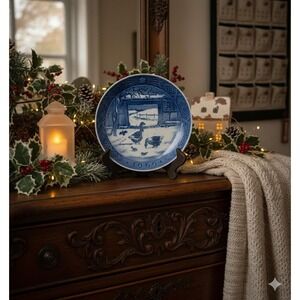 Vintage 7" Royal Copenhagen "In The Old Farmyard" 1969